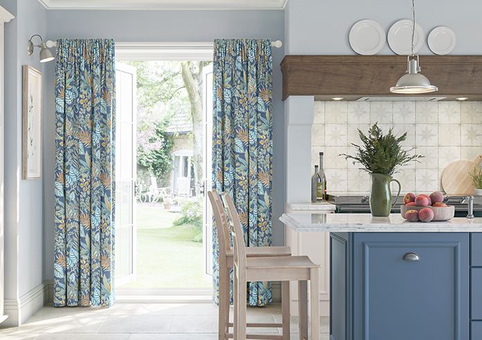 Paloma, Indigo - Made to Measure Curtain - Image 3